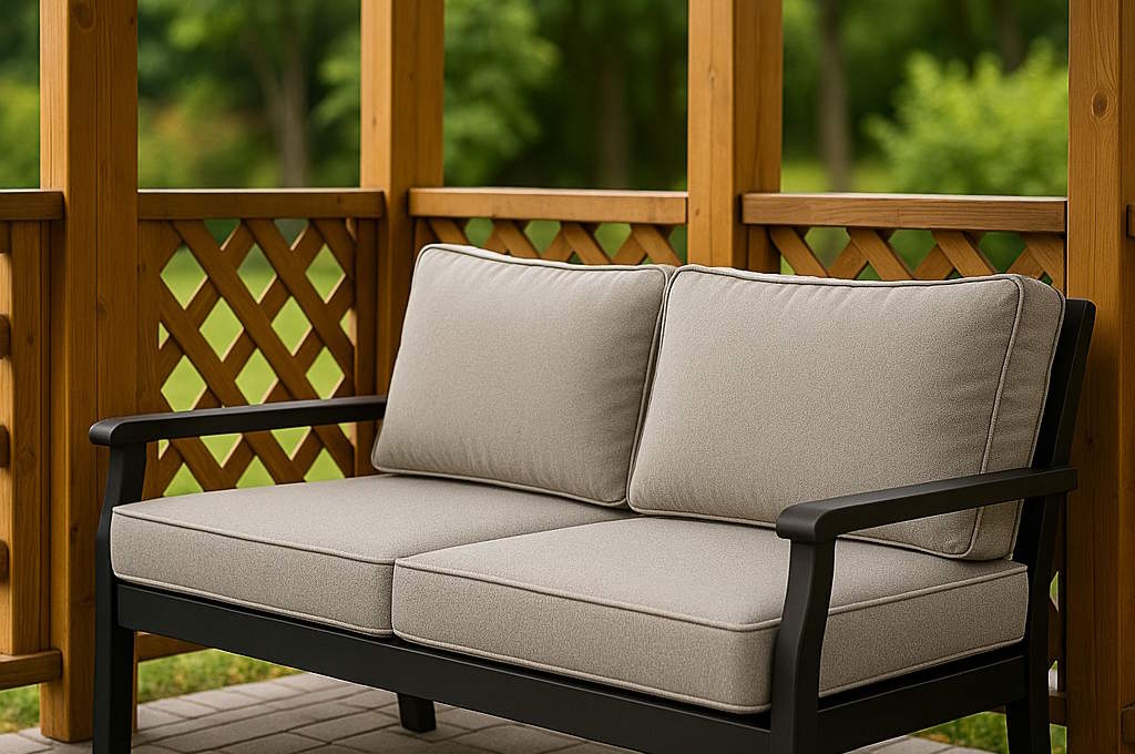 Изготовление мебельных подушек для беседок